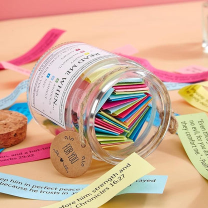 Handmade 90 Days Bible Verse Jar (Clearance Ends Soon)