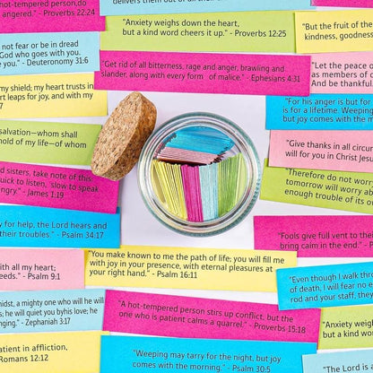 Handmade 90 Days Bible Verse Jar (Clearance Ends Soon)
