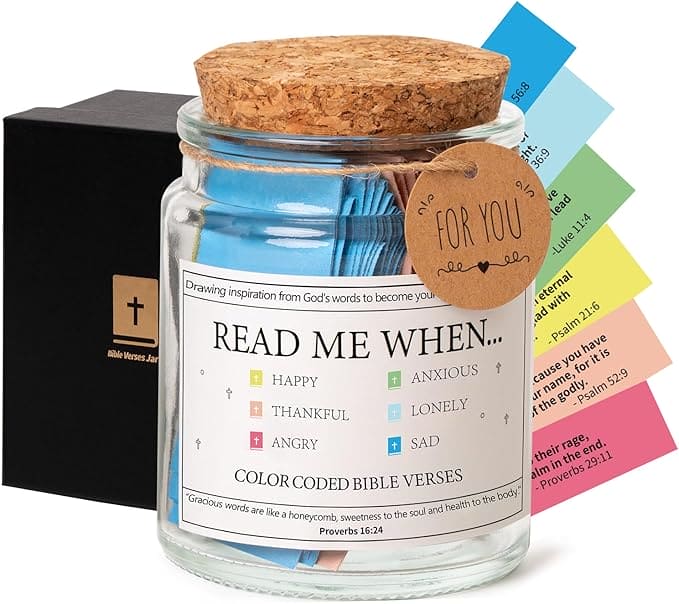Handmade 90 Days Bible Verse Jar (Clearance Ends Soon)