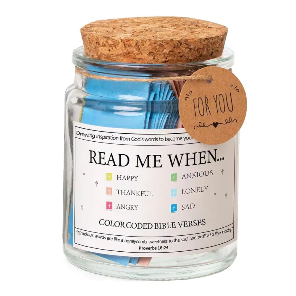 Handmade 90 Days Bible Verse Jar (Clearance Ends Soon)